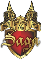 Saga Rock and Food Logo